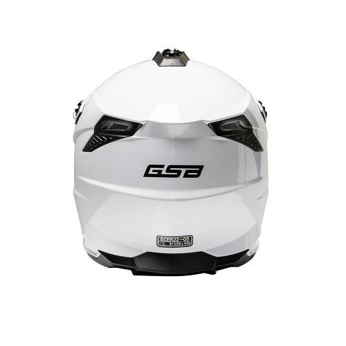 Шлем кроссовый GSB XP-20 WHITE GLOSSY 2