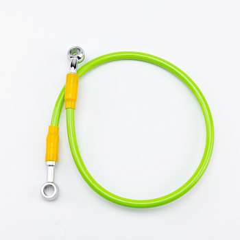 Шланг гидравлический тормозной (армированный) L=500 d=10мм зеленый